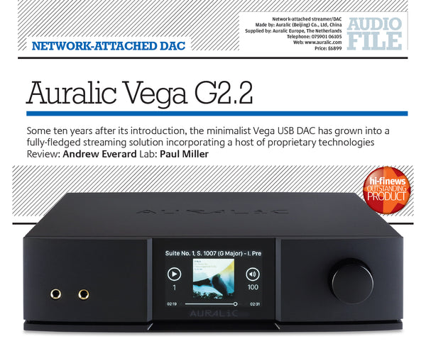 AURALiC VEGA G2.2 Streaming DAC Review
